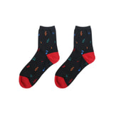 DONG AI Fashion Men's Musical Socks Combed Cotton Creative Casual Happy Crew Sox Hip Hop Street Style Calcetines Meias Male