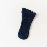 1pair socks men 5 finger socks cotton spring summer comfortable breathable toes sock men's 5 finger short sock