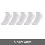 5Pairs/Pack Men's Mesh Socks Invisible Ankle Socks Men Summer Breathable Thin Male Boat Socks Short Size 38-44