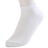 5 Pairs Men Cotton Socks Summer Breathable Invisible Boat Socks Nonslip Loafer Ankle Low Cut Short Sock Male Sox for Shoes