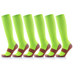 1 Pair Compression Socks Men Anti Fatigue Pain Relief Knee High Stocking Soft Magic Socks Leg Support Unisex Casual Socks