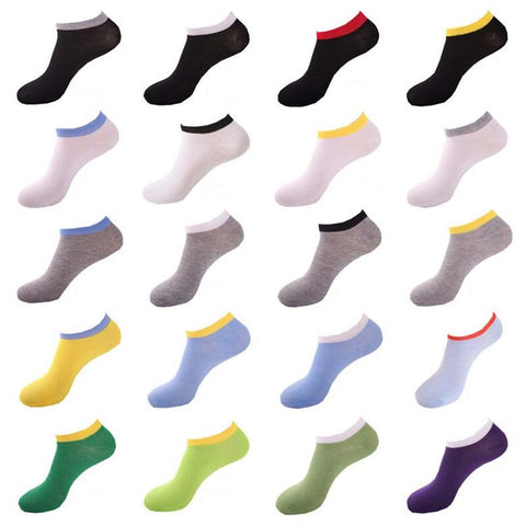 10 Pairs New Arrival Men Socks Casual Summer Style Breathable Brand Boat Socks Men's Dress Ankle Socks Meias Factory Price Cheap