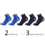 HSS New Brand 5Pairs Men's Cotton Socks Quick-Drying Men Winter socks Strandard Thermal for male trekking High Quality EU39-45